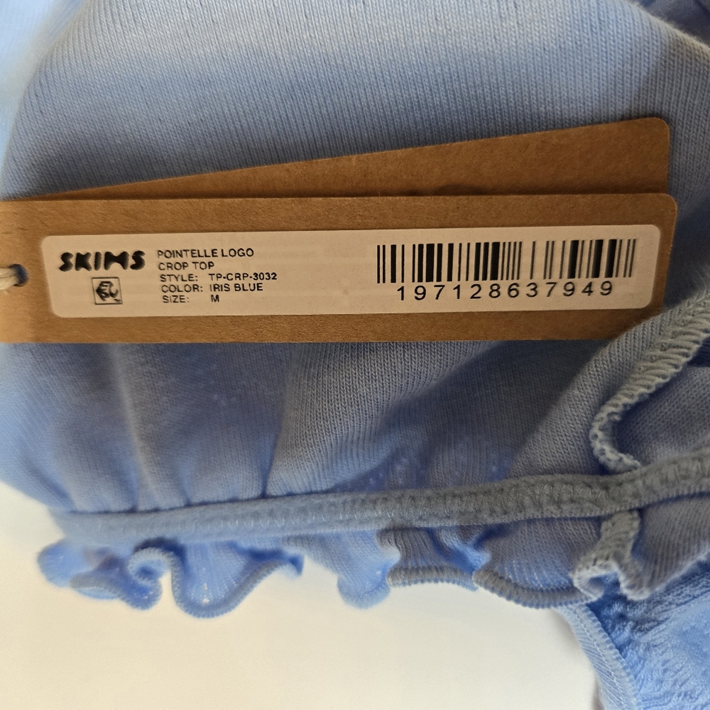 Skims Ruffled Crop Top - Picture 9 of 9